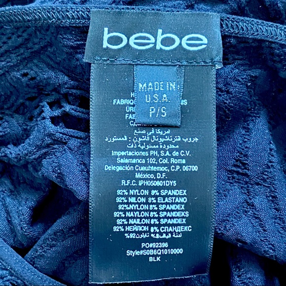 HP 🎉 Black One Shoulder Dress w/ Mesh - Picture 4 of 5